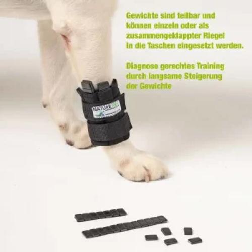 Therapie- und Gewichtsmanschette für Hunde – Nature Pet – M
