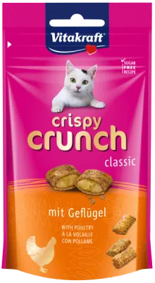 Katzensnack Crispy Crunch Geflügel 60 g – Vitakraft