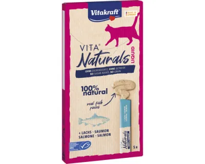 Katzensnack Vita Naturals Liquid Lachs – Vitakraft