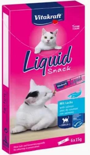 Katzensnack Liquid Lachs + Omega 3 – Vitakraft