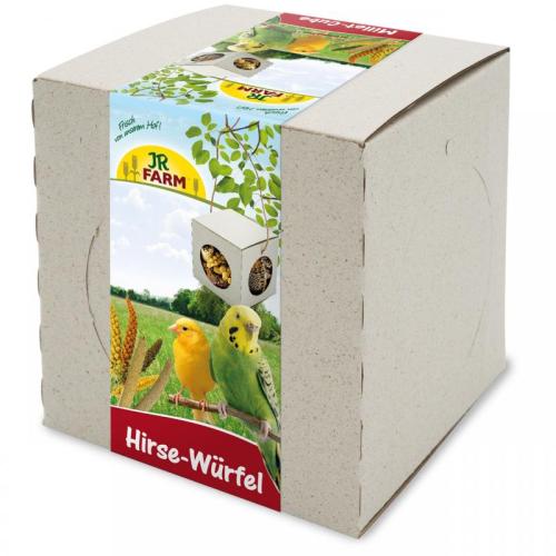 Vogelsnack Hirse-Würfel 150 g – JR Farm