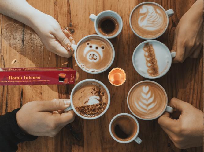 10 Roma Intenso Italian Coffee Aluminum Capsules