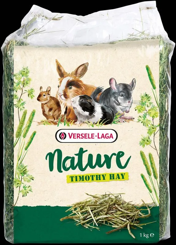 Heu für Nager Nature Timothy Hay 1 kg – Versele-Laga