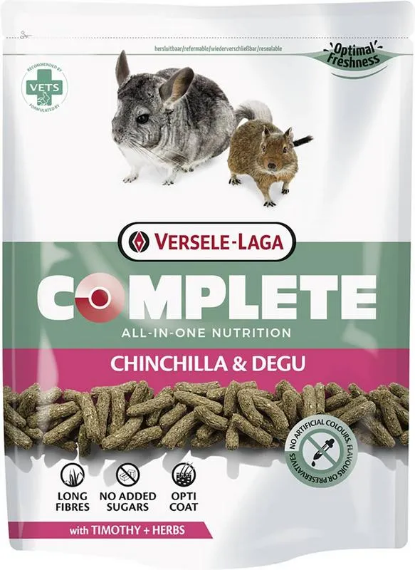 Chinchilla- und Degufutter Chinchilla & Degu Complete, 500 g – Versele-Laga