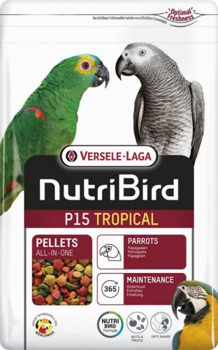 Papageienfutter NutriBird P15 Tropical, Erhaltungsfutter, 1 kg – Versele-Laga
