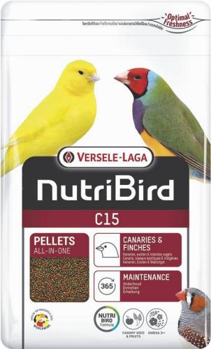 Kanarienfutter NutriBird C15 Erhaltungsfutter Kanarien, 1 kg – Versele-Laga