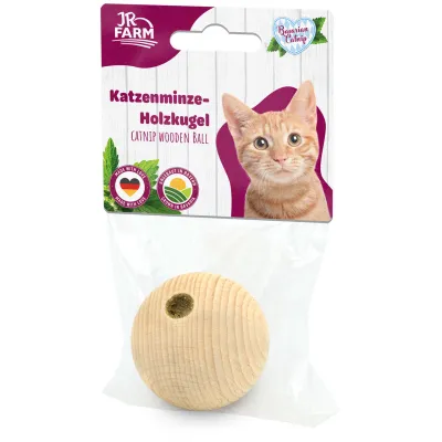 Katzesnack Bavarian Catnip Katzenminze-Holzkugel – JR Farm