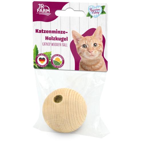 Katzesnack Bavarian Catnip Katzenminze-Holzkugel – JR Farm