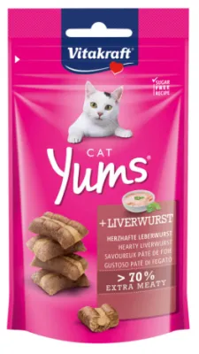 Katzensnack Cat Yums® – Leberwurst – 40 g – Vitakraft