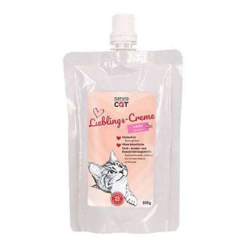 Katzensnack Lieblings-Creme – Lachs – 100 g – naturaCAT