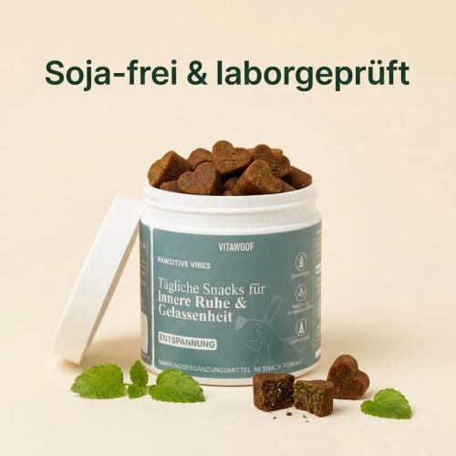 Hundesnack Vitawoof Pawsitive Vibes Hundesnack 180 g ca. 60 Stück