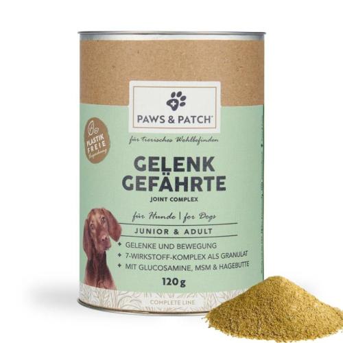 Gelenk-Ergänzung Gelenk Gefährte Hunde Junior & Adult 120g – Paws & Patch