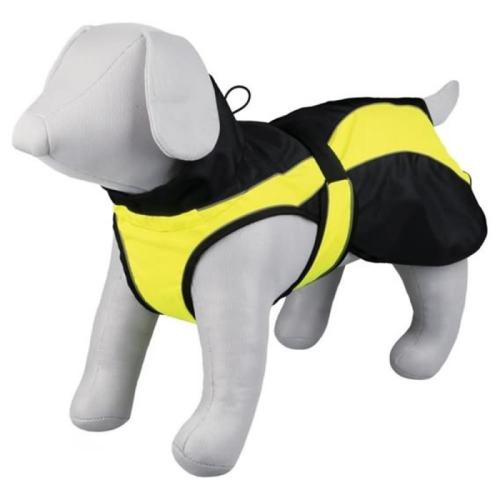 Hundemantel Safety – Schwarz/Gelb – M, 50 cm – Trixie