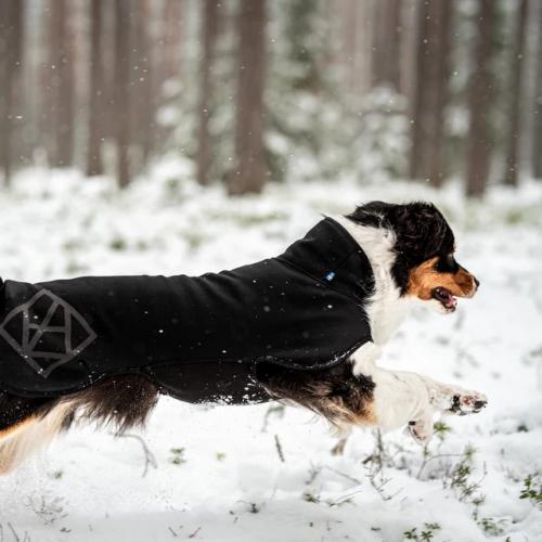 HUNDLANDS  Fleecemantel SPORT All Black 32r