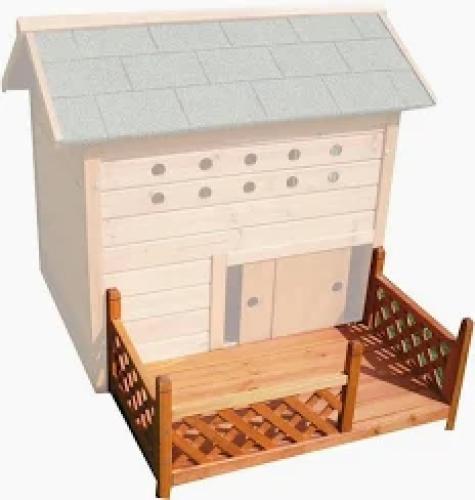 Veranda zu Nagerstall Pedro, 70.5x39.5x29.5cm – swisspet