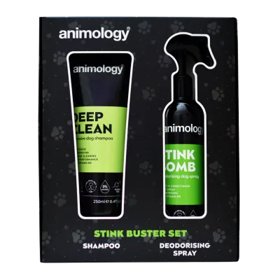 Animology Stink Buster Set Hundepflege Geruchskontrolle
