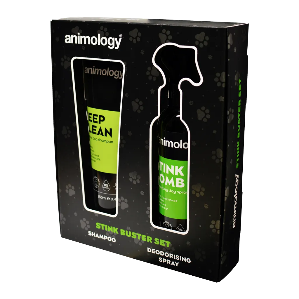 Animology Stink Buster Set Hundepflege Geruchskontrolle