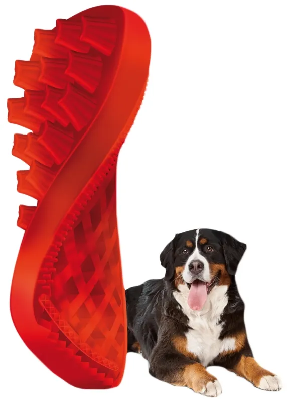 Pet+Me Dog Bürste Langhaar Rot