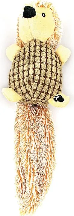 Hundespielzeug Beeless Plüschigel hellbraun, L 40cm ohne Quietscher – swisspet