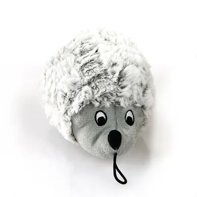 Hundespielzeug Plüsch Igel grau 19cm, ohne Quietscher – swisspet
