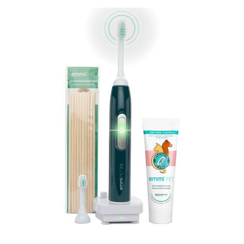 Emmi-pet, 2 Ultraschall Bürstenaufsätze, Tier,