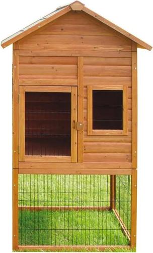 Nagerstall Benny, 96x80x120cm mit Bodenauslauf INFO-BLATT – swisspet