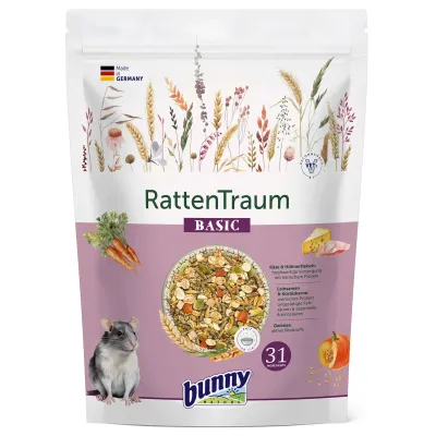 Bunny RattenTraum BASIC 500g, Alleinfutter für Ratten