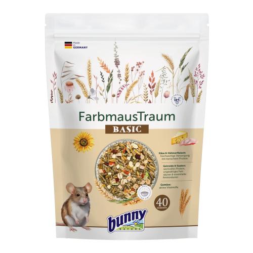 Bunny FarbmausTraum BASIC 500 g Alleinfutter für Farbmäuse