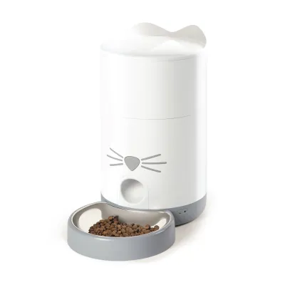 Catit PIXI Smart-Futterautomat Katze Weiss