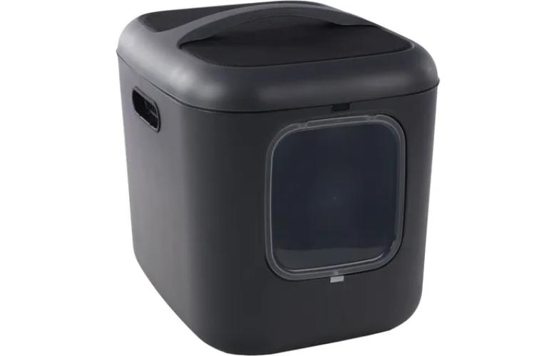 Flamingo Geschlossene Katzentoilette Romy Anthrazit 61,5 × 50 × 57,5 cm