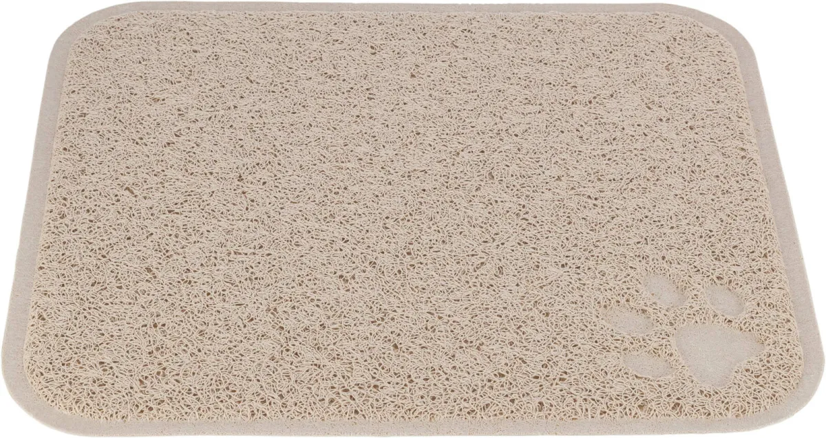 Vorleger für Katzentoilette PVC 37 × 45 cm blush