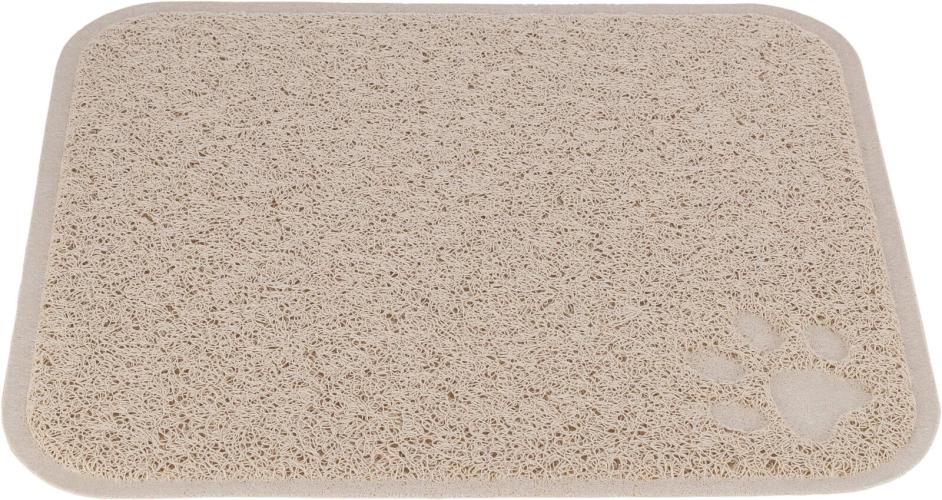 Vorleger für Katzentoilette PVC 37 × 45 cm blush
