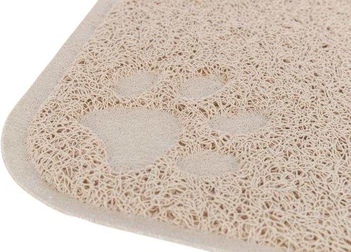 Vorleger für Katzentoilette PVC 37 × 45 cm blush