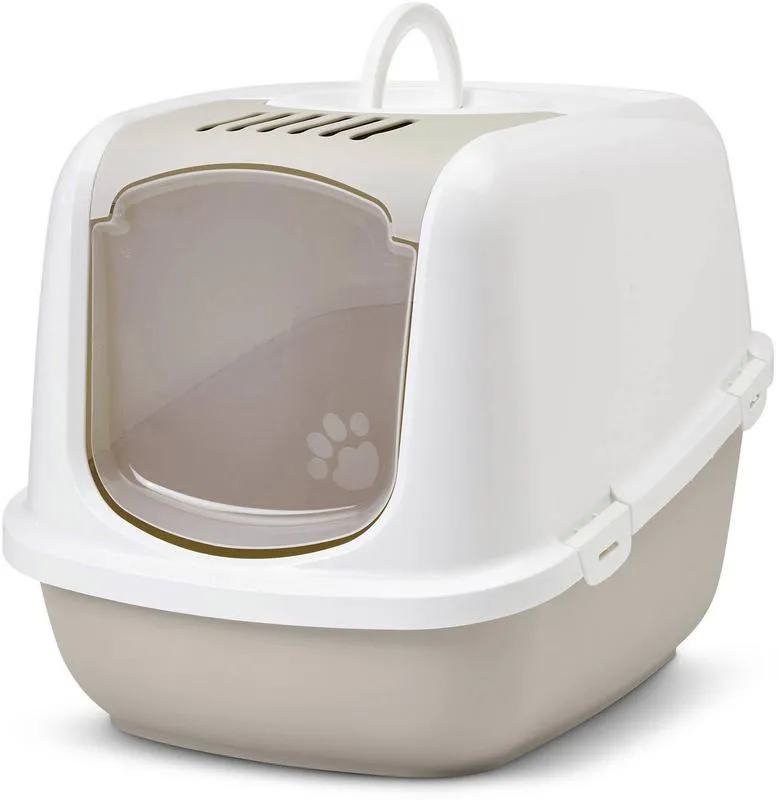 Katzentoilette Nesto Jumbo 66.5x48.5x46.5cm mocca-weiss