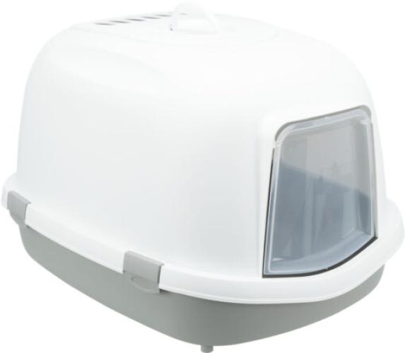 TRIXIE Katzentoilette Primo XXL Top Grau/Weiß 56 × 47 × 71 cm