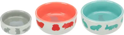 Trixie Keramiknapf mit Hamster-Motiv 80 ml Ø 8 cm