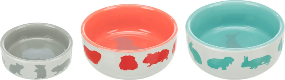 Trixie Keramiknapf mit Hamster-Motiv 80 ml Ø 8 cm