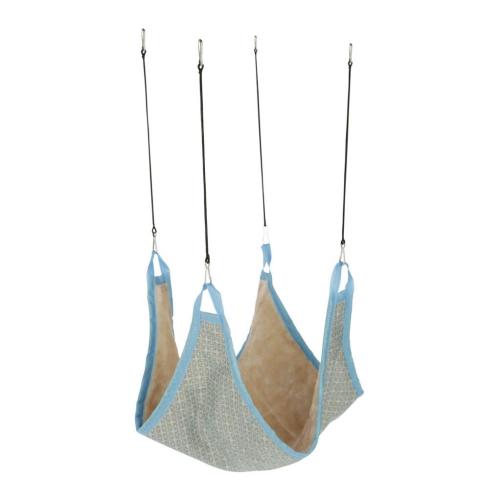 Heimtierzubehör Hängematte f.Nager 45x45cm blau/beige – Kerbl