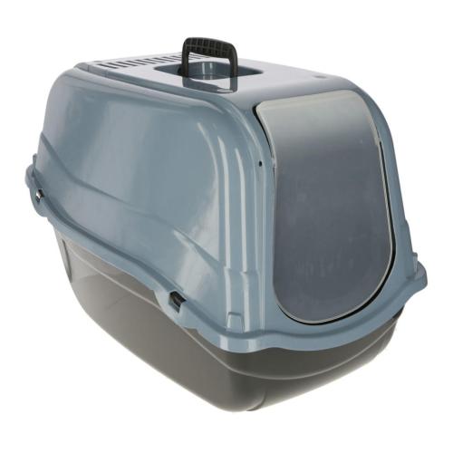 Katzentoilette Emma Eco blau/schwarz, 57x39x41cm – Kerbl
