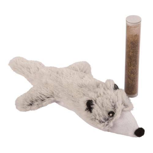 Katzenspielzeug Hermelinm Cat Nip in der Tube, 17cm – Kerbl