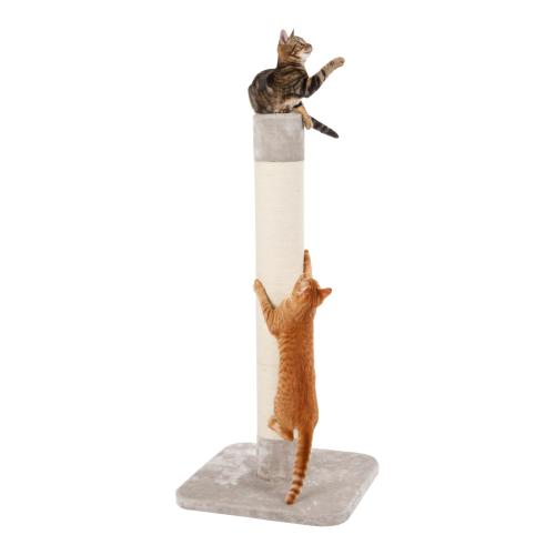Heimtierzubehör Kratzsäule Opal Jute, 56x56x119cm grau – Kerbl