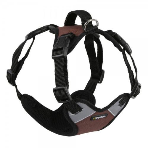 Hundegeschirr Hundegeschirr Pulsive, braun, 50-62cm 56-74cm – Kerbl