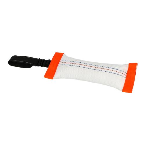 Heimtierzubehör Trainingsdummym Schlaufe weiss/orange, 50x10cm – Kerbl