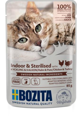 Bozita HiS Sterilised Huhn & Pute 85 g Katzen Nassfutter