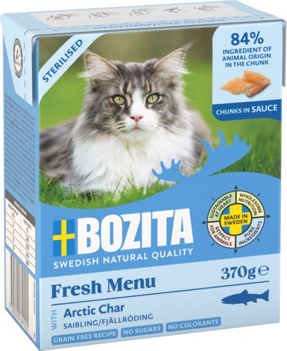 Bozita HiS Sterilised mit Saibling, Cat, 370 G