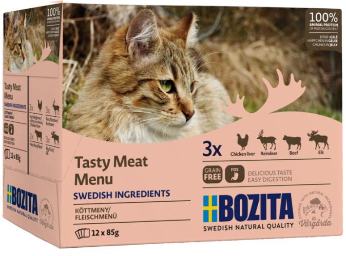 Bozita HiG Multibox Fleisch-Menü 12 x 85 g Katzenfutter