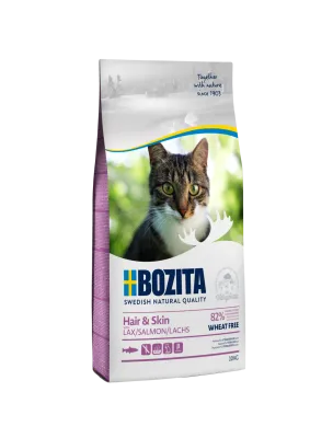 Bozita Hair & Skin Wheat free Salmon, Cat, 10 KG