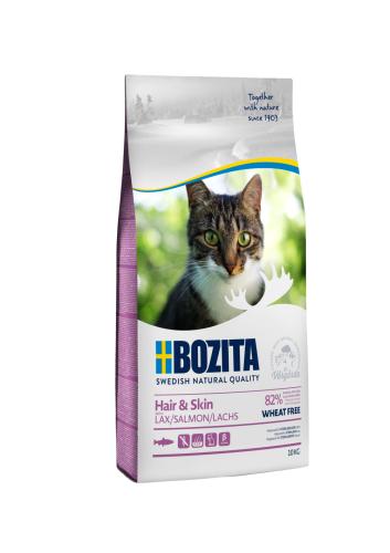 Bozita Hair & Skin Wheat free Salmon, Cat, 10 KG