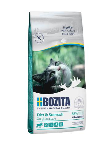 Bozita Diet & Stomach Grain free Elk, Cat, 2 KG