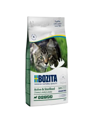 Bozita Active & Sterilised Grain free Lamb, Cat, 10 KG